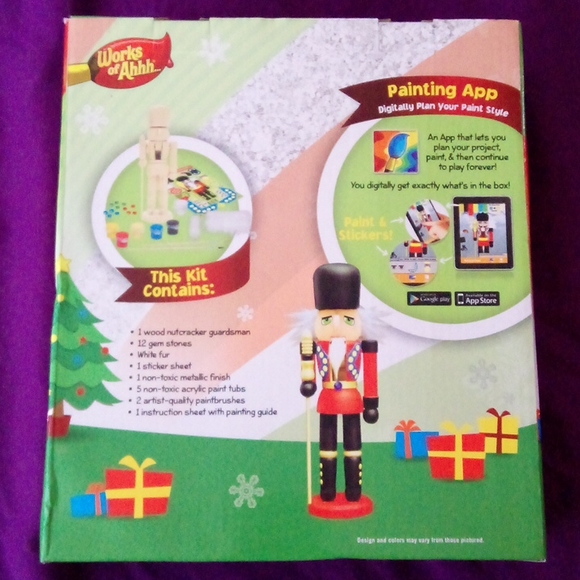 (2 for $25) Paint Your Own Nutcracker Guardsman. - Picture 2 of 5